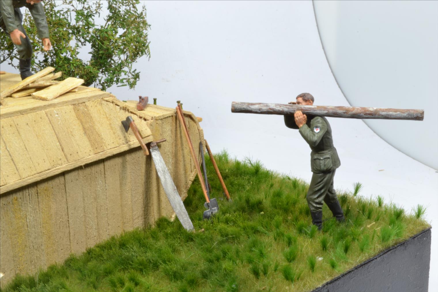 maquette soldat